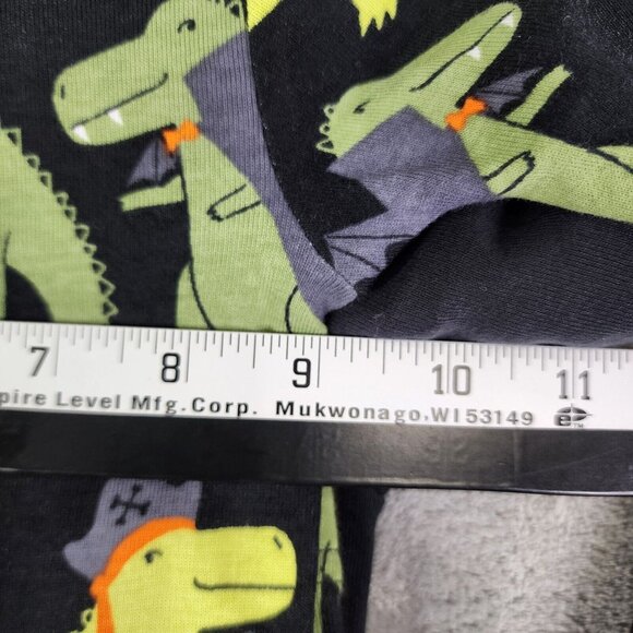 Boys Carter's Just One You 4 Piece Halloween Dinosaur Pajama Set Size 2T - Picture 7 of 11